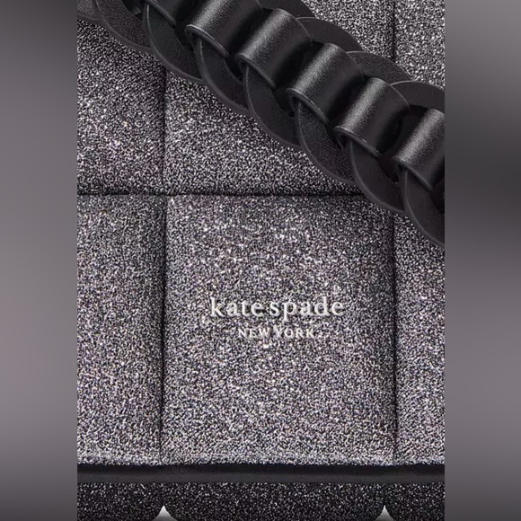 Kate Spade Boxxy Metallic Crossbody Gunmetal Silver NWT MSRP $528 - Picture 7 of 16